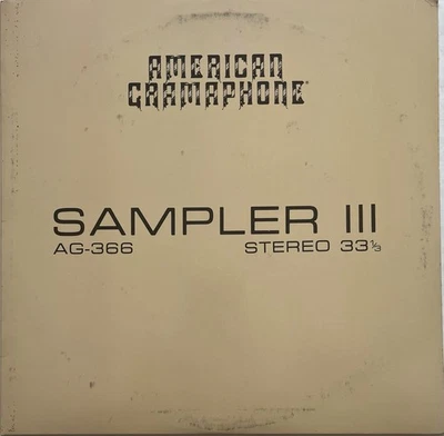 American Gramophone Sampler Vinyl 1984 LP - Electronic, New Age -w/ Insert - Image 1 of 4