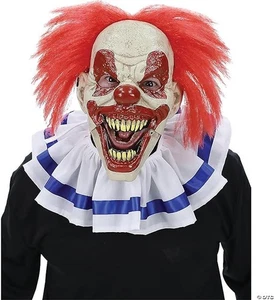 Seasonal Visions Big Top Clown Mask - One Size Fits Most - Picture 1 of 1