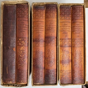 The Book of the Thousand Nights and a Night: 6 Volumes (Leather) - Rare Complete - Foto 1 di 24