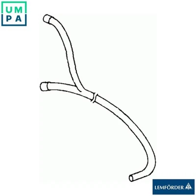 RADIATOR HOSE 14250 01 FORRADIATOR HOSE 14250 01 FOR VW  025 121 108 D - Image 1 of 4