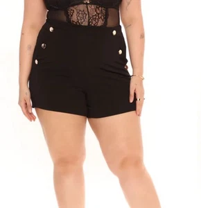 High Waisted With Pockets Shorts Size X-Large New With Tags - Picture 1 of 7