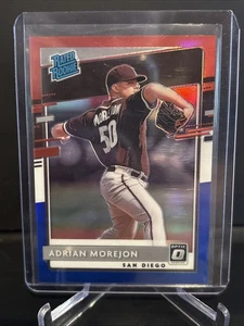 2020 Donruss Optic Adrian Morejon Rated Rookie Red White Blue Prizm /150 - Picture 1 of 2