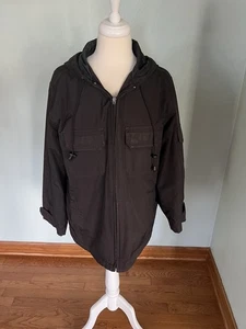 Vintage Eddie Bauer Utility Jacket Outdoor Weather Rain Coat M Preppy old money - Picture 1 of 9