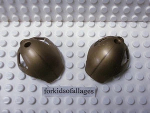 Lego Bionicle Shoulder Armor 43559 x345 (pair) Flat Dark Gold - Actual Photos - Picture 1 of 3