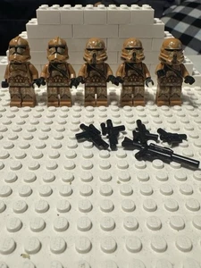 Lego StarWars Minifigures Lot Geonosis Airborne Clone Troopers SW0605 SW0606 - Picture 1 of 5