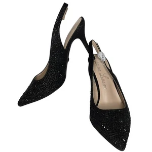 Lauren Lorraine Rachel Slingback-Stilettoabsatz mit Strassverzierung Größe 9 neu im Karton - Bild 1 von 6