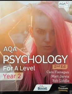 AQA Psychology for A Level Year 2 Student Book: 2nd Edition by Liddle, Rob Book - Picture 1 of 1