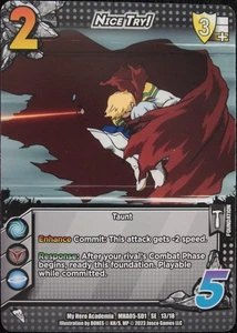 Universus - My Hero Academia -"Nice Try!" Set MHA05-SD1 SE 13/18 - Picture 1 of 1