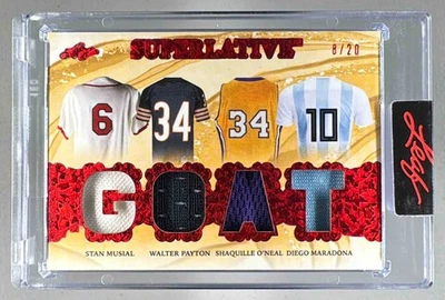 Parche Musial Payton O'Neal Maradona 2023 Hoja Superlativo Espectro Bronce/20 Foto 1 de 3