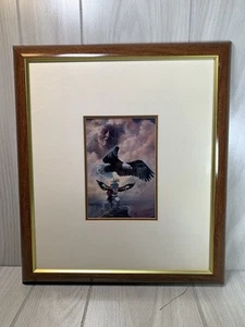 Stampa nativi americani arte sud-ovest SPIRIT QUEST Detha Wilson opaca incorniciata certificato di autenticità - Foto 1 di 7