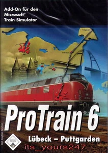 ProTrain 6: Lübeck-Puttgarden | AddOn MS Train Simulator NEU - Picture 1 of 1