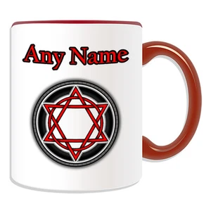 Regalo personalizado Hexagrama Taza Money Box Cup Brujería Magia Evocación Tarot - Imagen 1 de 21