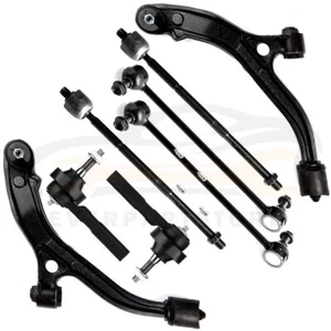 For 2001-2004 Dodge Caravan 8Pcs Front Lower Control Arms Tie Rods Sway Bars Kit - Picture 1 of 7