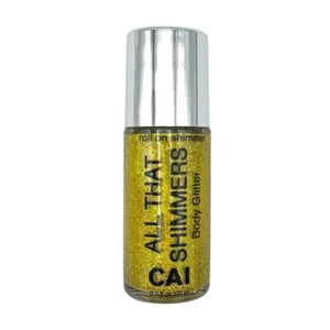CAI Beauty NYC Gold Glitter Roll on Shimmer for Body Face and Hair - Picture 1 of 1