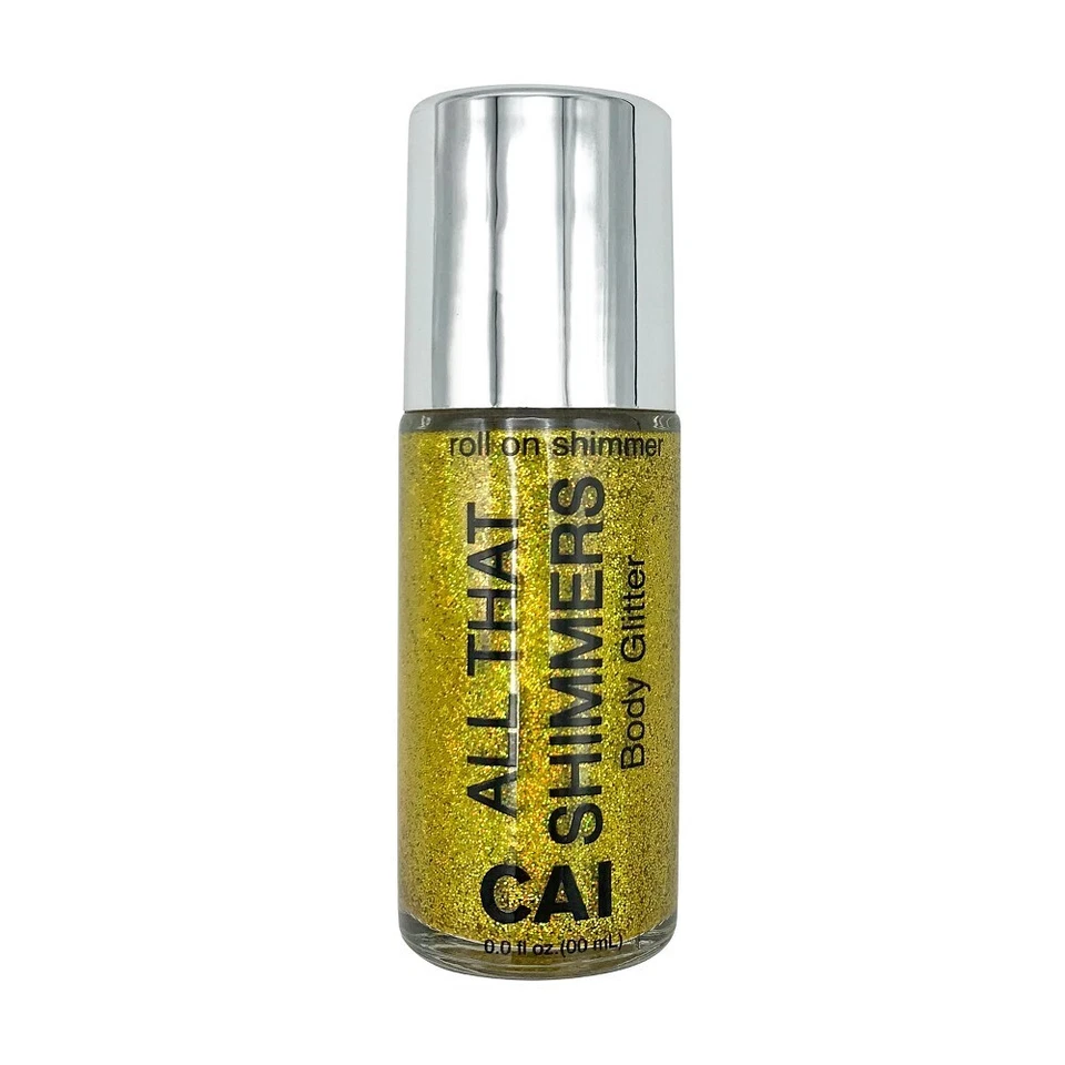 CAI Beauty NYC Gold Glitter Roll on Shimmer for Body Face and Hair - Image 1 of 1