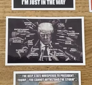 DONALD WICK STICKERS *** FREE SHIPPING TRUMP 2024 JOHN WICK PARODY - Picture 1 of 24