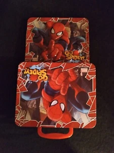Marvel Spider Man 'Go Spidey' Tin Lunch Box, TIN ONLY, No Puzzle, 2013, SEE DESC - Picture 1 of 11
