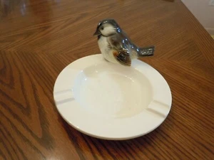 GOEBEL 1969 West Germany BROWN SPARROW BIRD Figurine Ashtray RT 216 - Picture 1 of 8