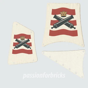 Substitutional Sails Set for 6271 Imperial Flagship - Picture 1 of 4