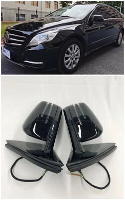 2Pcs W251 Car Side Door Mirror for Mercedes Benz R Class R300 R350 R320 2011+ - Image 1 of 4
