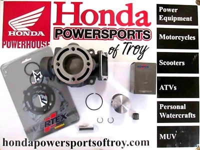 NEW GENUINE HONDA OEM CYLINDER + VERTEX PISTON KIT  2005-07  CR85R/RB - Image 1 of 2