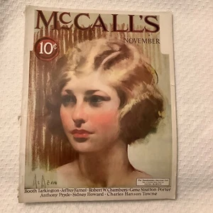 Vintage June 1924 McCall’s Magazine Scandinavian-American Girl McMein Fashion Ad - Foto 1 di 3