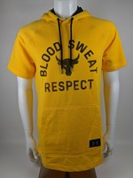 blood sweat respect yellow hoodie