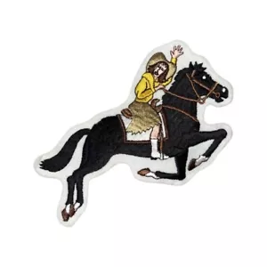 Reiter Pferd Reiterin Frau Cowgirl Tier Uniform Aufnäher - Bild 1 von 2