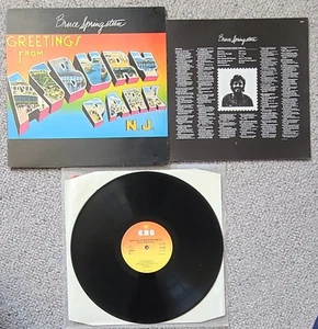 BRUCE SPRINGSTEEN-GREETINGS FROM ASBURY PARK-UK RE-ISSUE LP CBS-1973-VGC - Picture 1 of 2