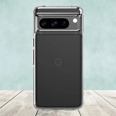tech21 Evo Clear Back Case for Goole Pixel 8 Pro Impact Protection Slim Fit - Image 1 of 4