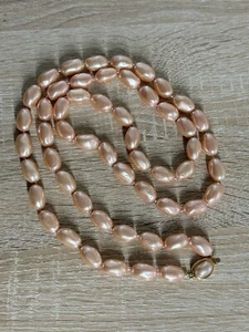 Vintage Carolee große Kunstperlen Halskette 21" Halsband helle Koralle - Bild 1 von 10