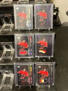 LOT OF 6 2018 UD Black Lustrous Rookie Auto Patch Juuso Valimaki /65 /35 /25 - Picture 1 of 13