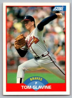 1989 Score - #442 Tom Glavine - Image 1 of 2