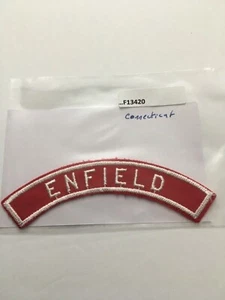 ENFIELD CONNECTICUT RED & WHITE CITY STRIP F13420 - Imagen 1 de 1