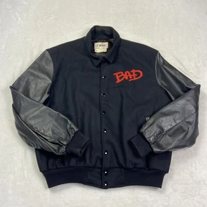 Michael Jackson BAD Tour Jacket XL Official Crew Staff VTG 1987 Rare Promo - Picture 1 of 17