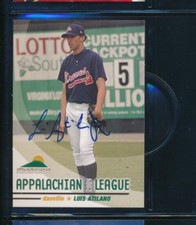 2004 Grandstand Luis Atilano Danville Braves Signed Autograph (DO37) SWSW6
