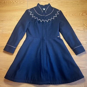 Jean Paul Gaultier Junior Fit and Flare Wolljacke Größe 12 schwarz bestickt - Bild 1 von 19