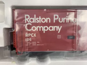 Atlas O 6504-1 Evans 53’ Dbl-Plug Door Boxcar Ralston Purina 3-Rail LNIB! O1604 - Picture 1 of 6
