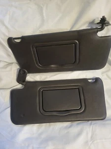 2006-2009 PONTIAC G6 CONVERTIBLE SUNVISOR SHADE SET Black original - Picture 1 of 10