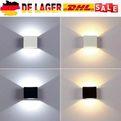 1PCS 6W LED Wandleuchte Außen Innen Wandlampe Flur Strahler Licht Up Down Modern - Bild 1 von 4