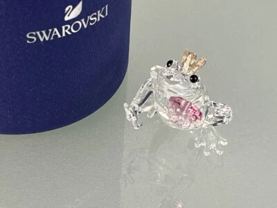 Swarovski Figur 5492224 Froschkönig 3,8 cm. Mit OVP + Zertifikat. Top Zustand - Bild 1 von 3