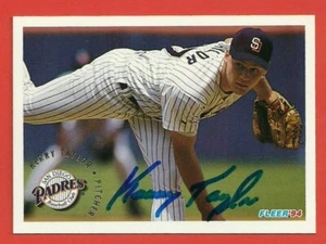 KERRY TAYLOR - 1994 Fleer #675 *Signed Autograph* San Diego Padres - Picture 1 of 2
