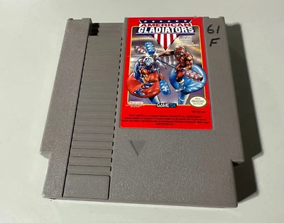 American Gladiators Nintendo Entertainment System cartucho de jogo NES 1991 testado - Imagem 1 de 3
