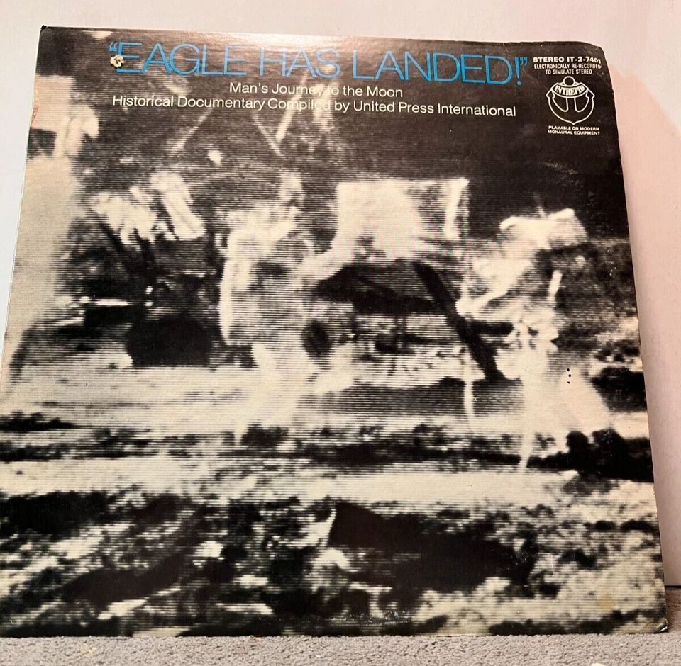 A60 Eagle Has Landed: Man's Journey to the Moon, 1969 Intrepid Records IT-2-7401 Foto 1 de 3