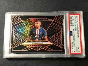 KYLIAN MBAPPE 2019 PANINI OBSIDIAN #11 VITREOUS ELECTRIC ORANGE /35 PSA 9 POP2 - Picture 1 of 5