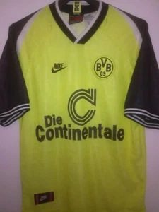 BORUSSIA DORTMUND 1995-1996 Die Continentale camiseta shirt trikot maillot nike - Picture 1 of 7