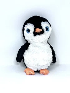 Pinguin MVP Marken Plüsch schwarz & weiß mit blauen Glitzeraugen 7 Zoll - Bild 1 von 7