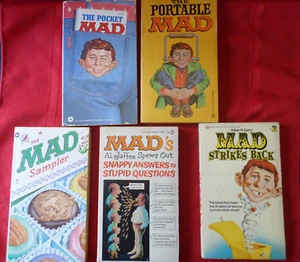 Vintage Mad Magazine Taschenbuch Posten 5 Bücher - Bild 1 von 7