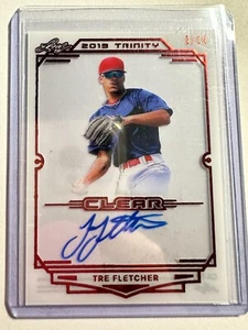 K106,209 - 2019 Leaf Trinity Clear Autographs Red #CATF2 Tre Fletcher #/15 Auto - Picture 1 of 1