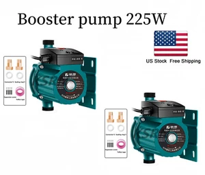 Paquete de 2 bombas de agua a presión domésticas de 220 V 0,301 hp G 3/4"" 225 W - Imagen 1 de 10